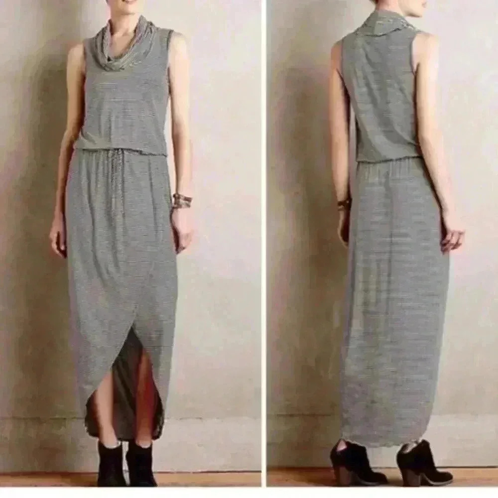 Dolan Left Coast Collection Cowl Neck Tulip Hem Dress Size XSP